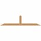 Ekena Millwork Portland Timber Gable Bracket, Western Red Cedar, 108"W x 27"H x 3 1/2"D x 5 1/2"F, 6/12 Pitch GBW108X27X0406POR00SWR - alternate 1
